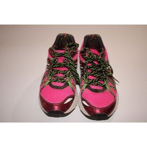 ASICS womens running shoes pink size 7
